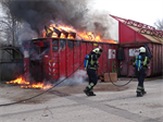 Prio 2 Containerbrand Lutkepost Buitenpost